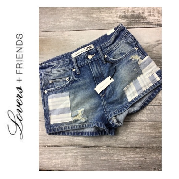 Lovers + Friends Jack High Rise Shorts - Picture 1 of 5